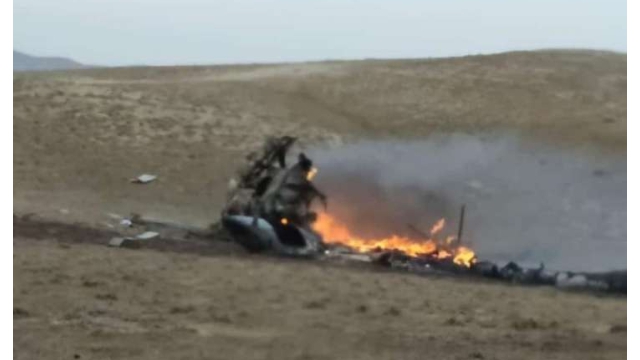 Helikopterin qəzaya uğraması nəticəsində 14 zabit həlak olub