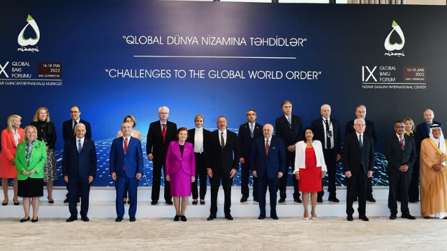 Prezident İlham Əliyev IX Qlobal Bakı Forumunda çıxış edib