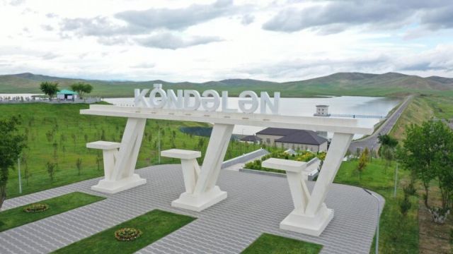 Prezident Füzulidə Köndələnçay su anbarları kompleksini işə salıb - Fotolar
