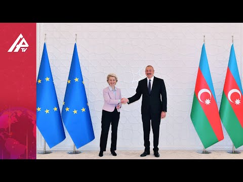 Prezident İlham Əliyevin Avropa Komissiyasının Prezidenti ilə geniş tərkibdə görüşü keçirilib